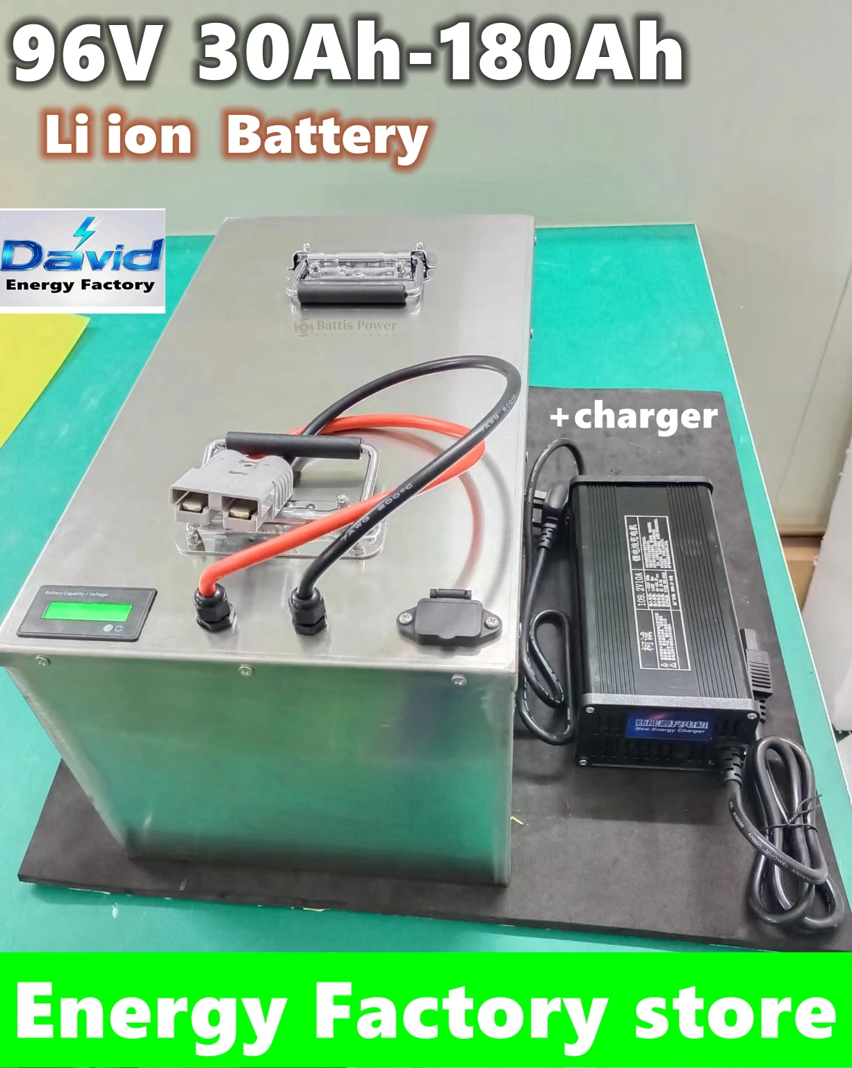 

Energy Factory 96V 50Ah 80Ah 100Ah 150Ah 200Ah 280Ah Lithium Ion Battery for 4KW 9KW EV Motorcycle Tricycle Scooter Tour Bus