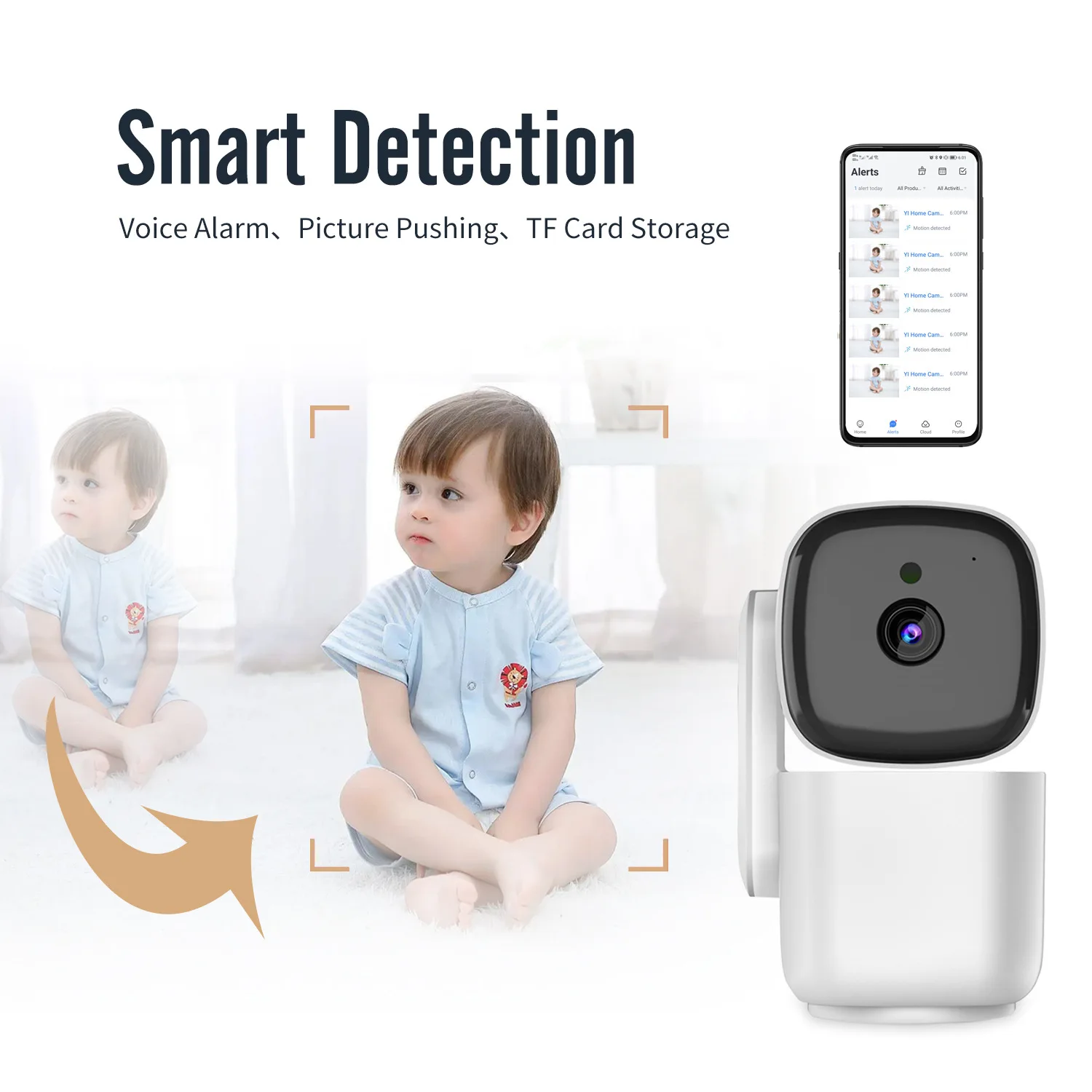YiIOT 2.4G/5G WiFi الذكية CCTV كاميرا مراقبة الطفل 1080P تتبع السيارات PTZ فيديو اتجاهين الصوت لأمن المنزل