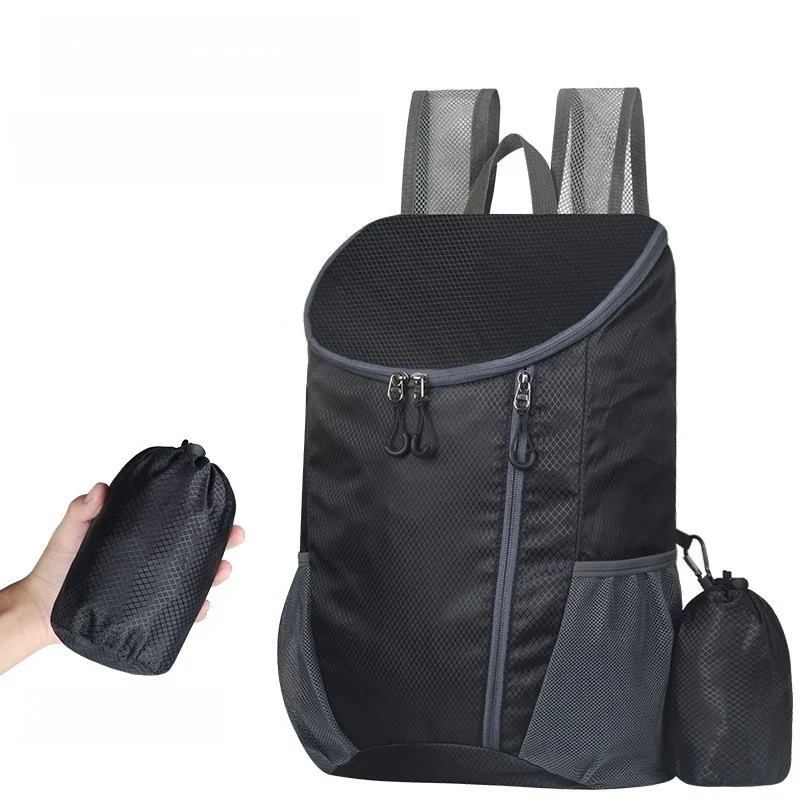 Ultra-Light Foldable Outdoor Climbing Bag Waterproof Double Shoulder Backpack Men Women Skin Bag Large Capacity Outdoor Bag