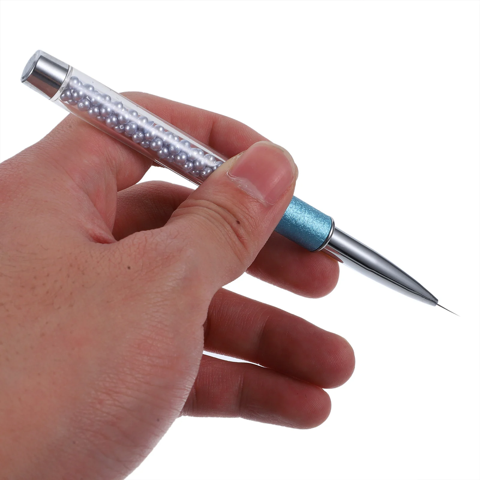Stylo d'art bleu pinceau de manucure professionnel pointe Fine pour Salon de peinture d'ongles détaillé usage domestique outil d'art d'ongle accessoires de manucure