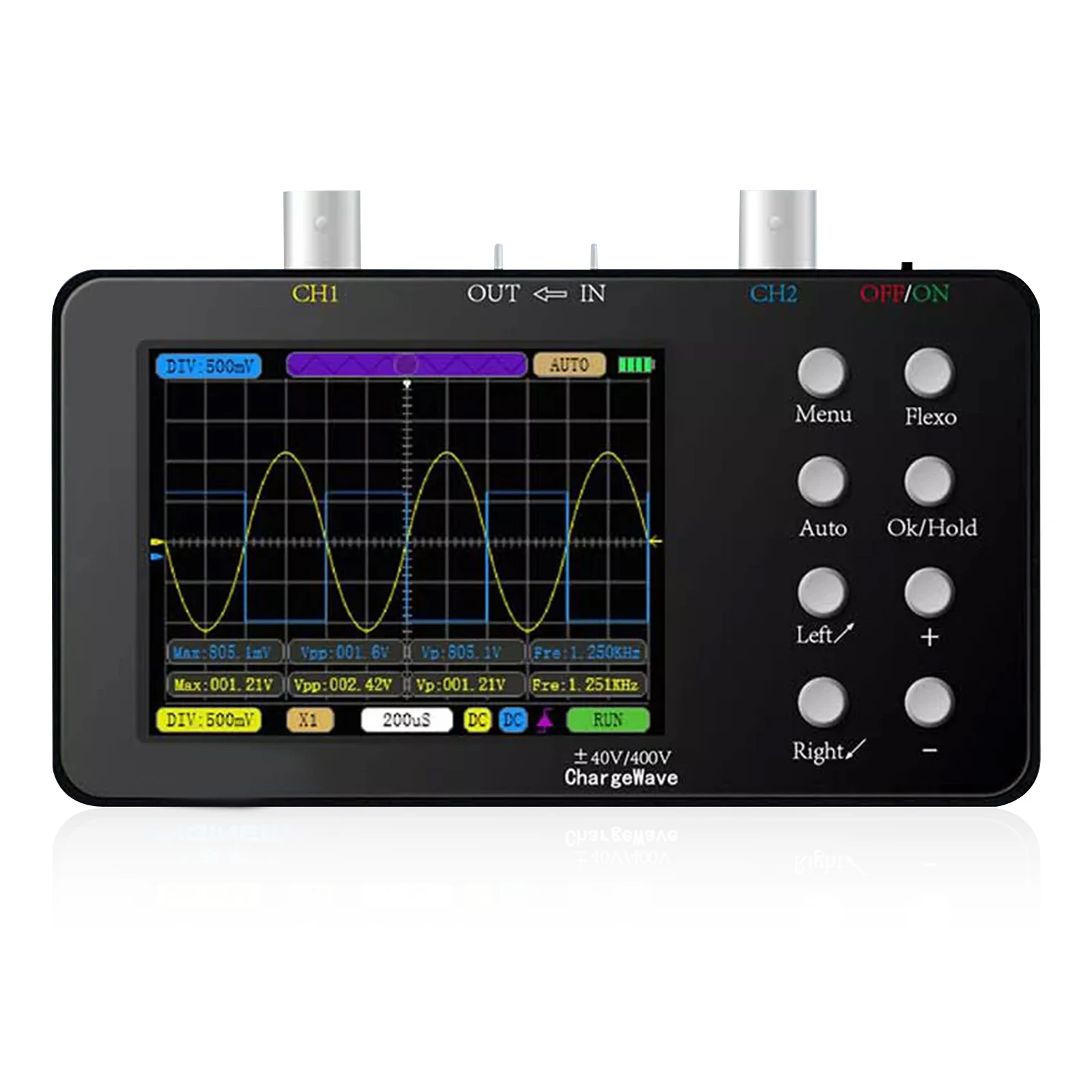 

Dual Channel Digital Portable Automotive Electrical Tester Power Tool Measurement Handy for Repairing