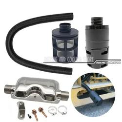25mm Air Intake Filter Silence Combustion Car Air Ducting Pipe Clamps Muffler for Webasto Eberspacher Diesel Parking Heater