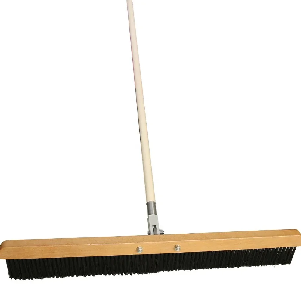 

Concrete Finish Broom with High Quality Beech Wood Handle