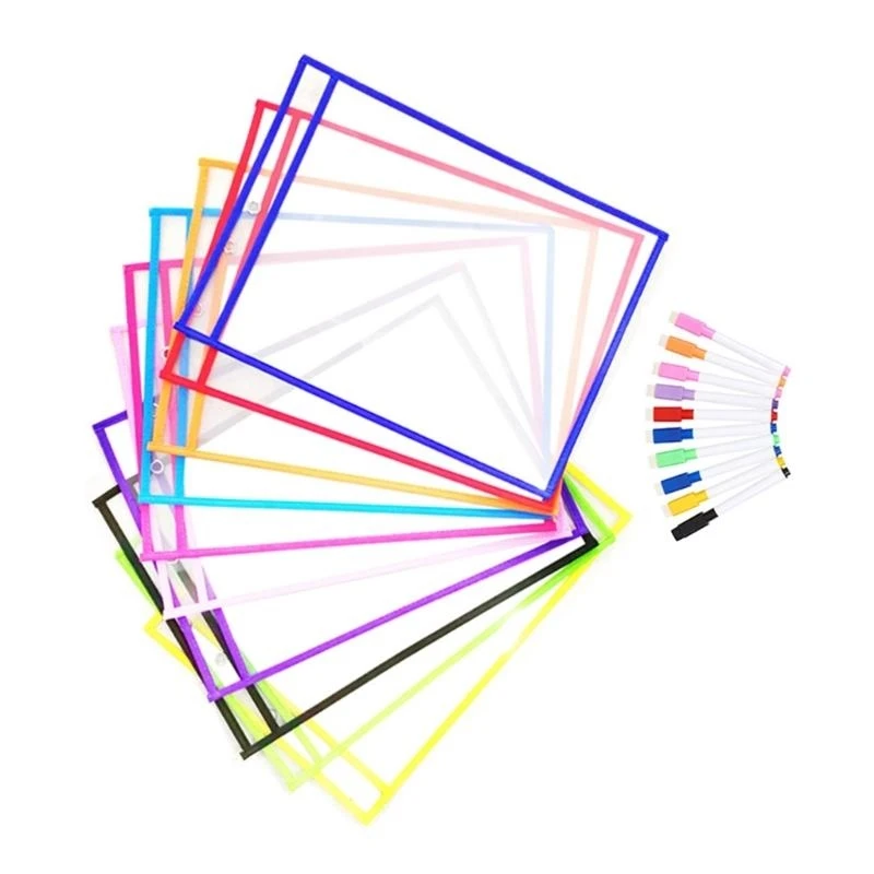 Saku Lembar Kerja dengan Spidol, Slot Pena,