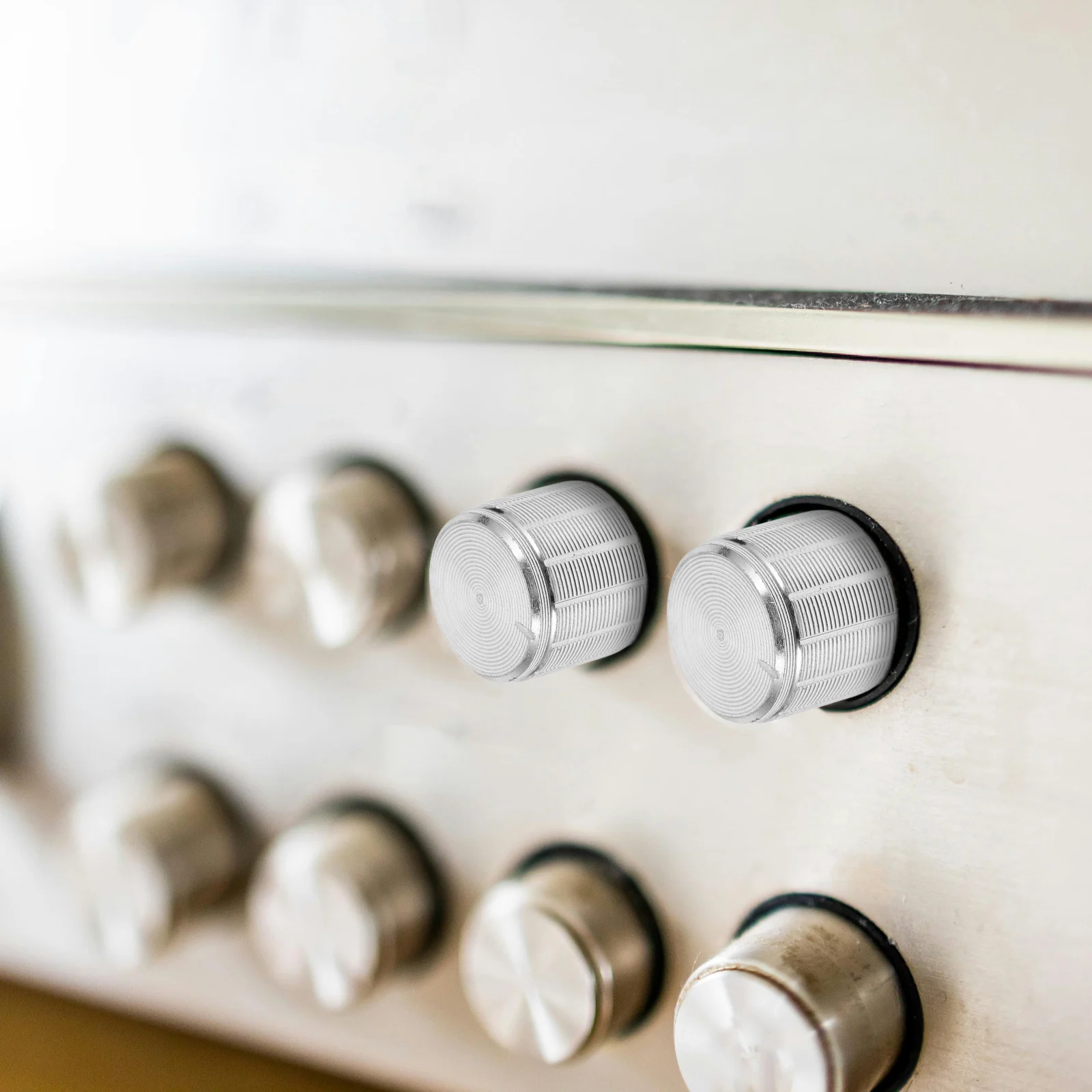 

10Pcs Potentiometer Knob Aluminum Alloy Metal Volume Control Knobs Caps for Electric Guitar Replacement Durable