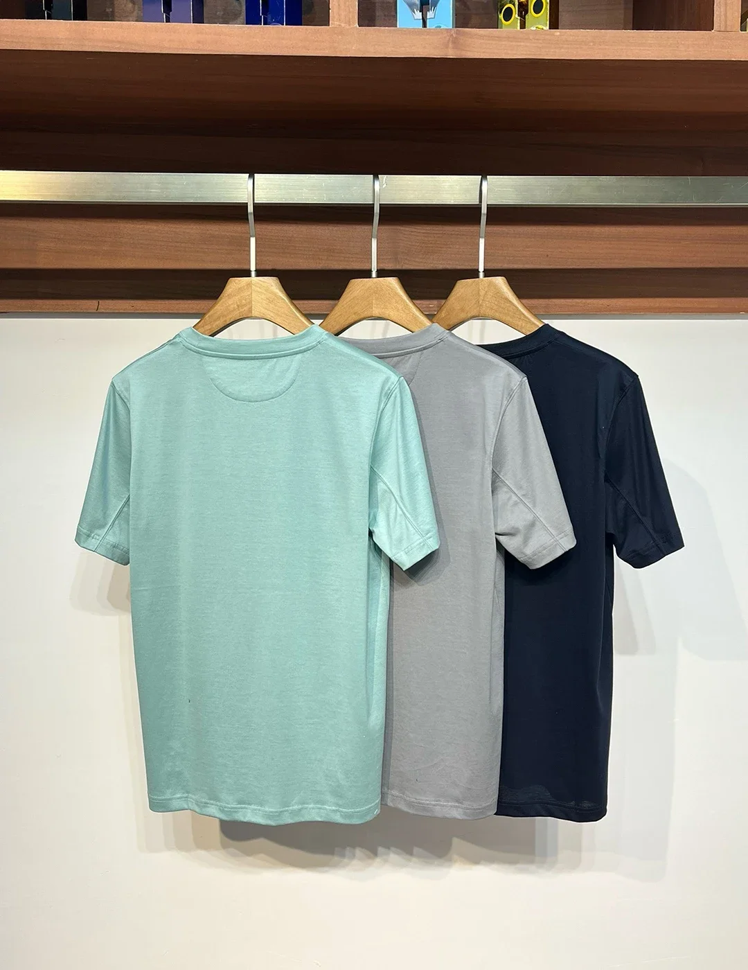 T-Shirt men long-staple cotton 2024 Heritage New ventilate Solid Color Casual Appear Thin Sleeve Decoration Old Money round neck