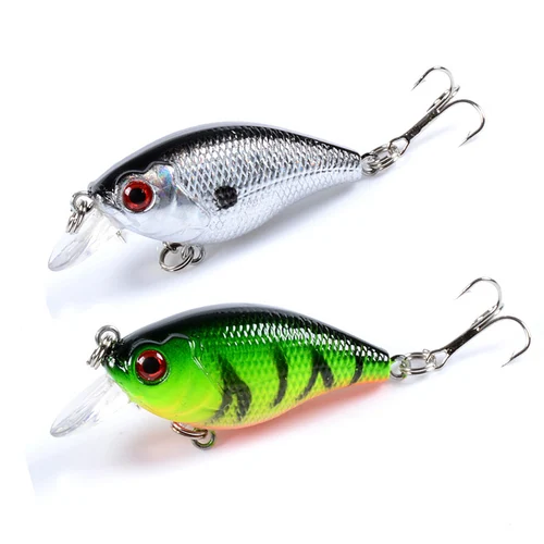 1 Uds Wobblers calidad Crankbait señuelo de Pesca de simulación 5,7 cm 7g Jerkbait cebo duro flotante lubina carpa Pesca aparejos de Pesca