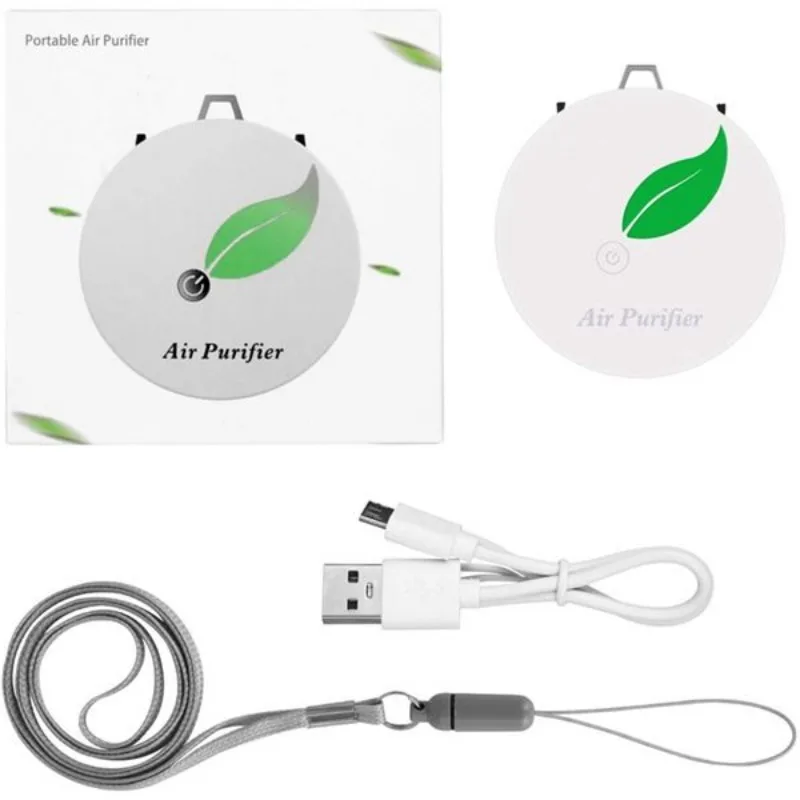 Portable Negative Ion Filtration System Quiet Air Freshener Kitchen Bedroom and Hotel Air Ionizers with Odor for Car Office Usb