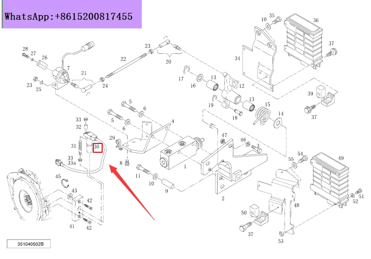LD350 Forklift Truck Accessories Encoder Speed Sensor 0009785008 Sensor