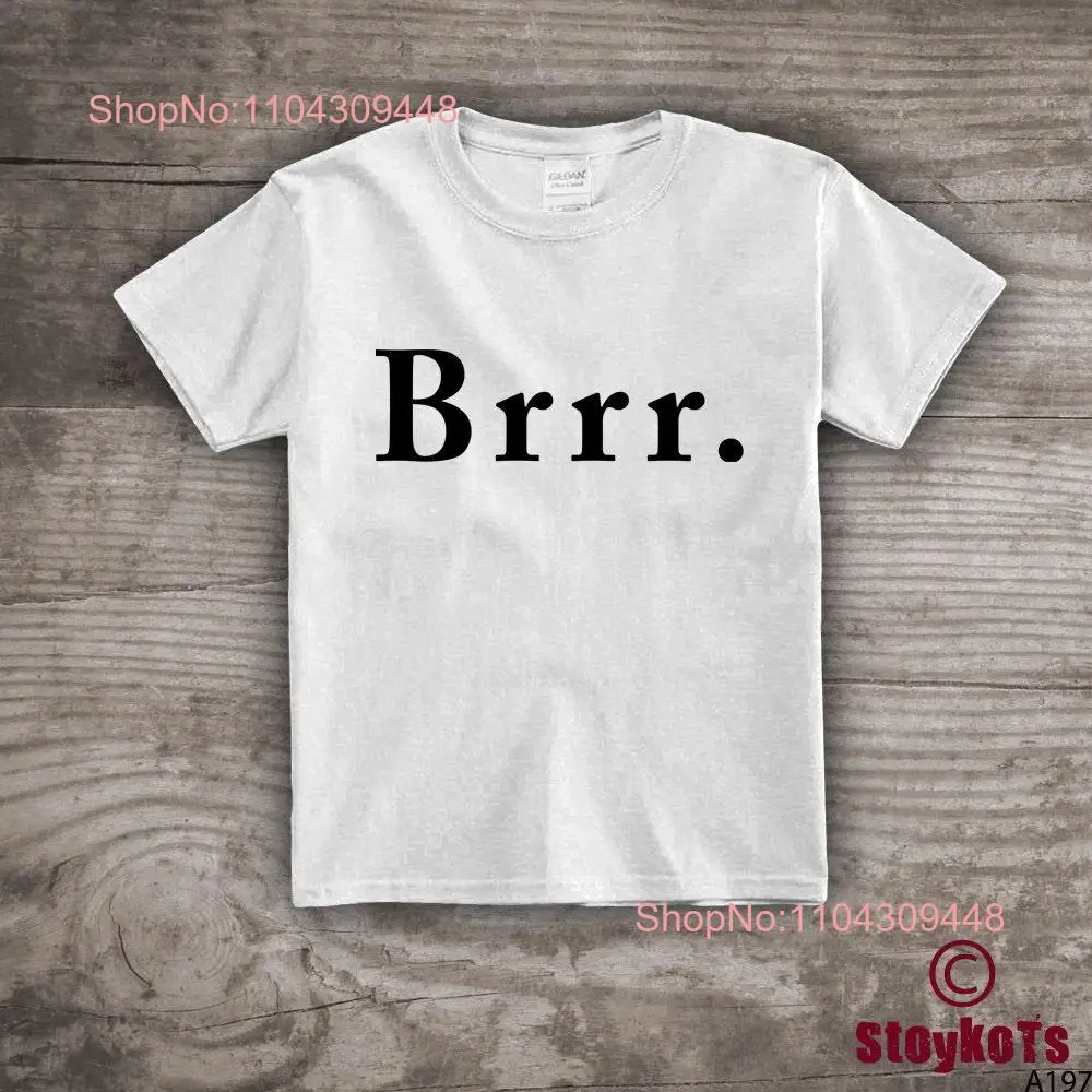 

Personalized Christmas t shirt Message Brrr Holiday gift ideas family gathering shirts for her Maternity