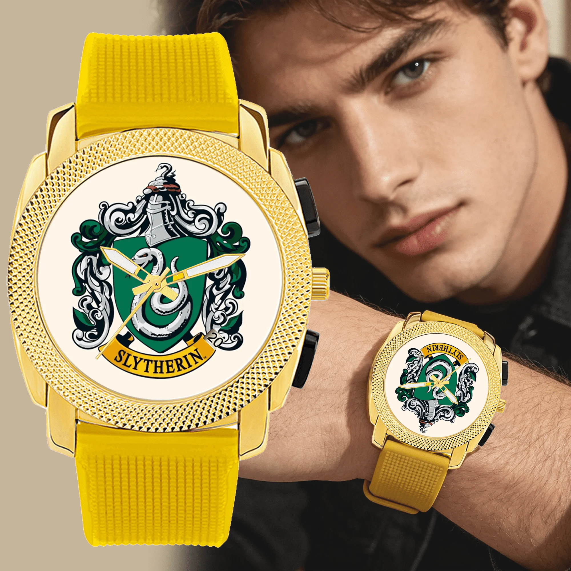 Cadran personnalisable DIY, image personnalisée, montre-bracelet à quartz résistante à l'eau, grand cadran, tendance et unique pour homme, cadeau reloj