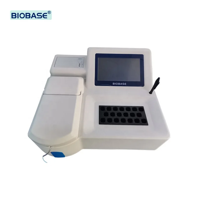 

Manufacturer 20 Incubating Positions Quartz Cuvette Semi-auto Chemistry Analyzer For Hospital