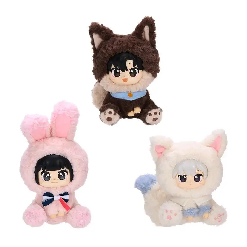 정품 링크클릭 타임 포레스트 스피릿 시리즈 비닐 플러시 인형 루 광청 샤오시 귀여운 장난감 애니메이션 주변품 카와이 GK
