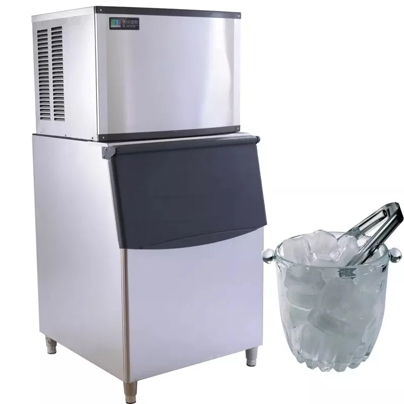 High Efficiency Commercial Ice Cube Makers Making Machine 500kg/24hrs Industrial Ice Maker