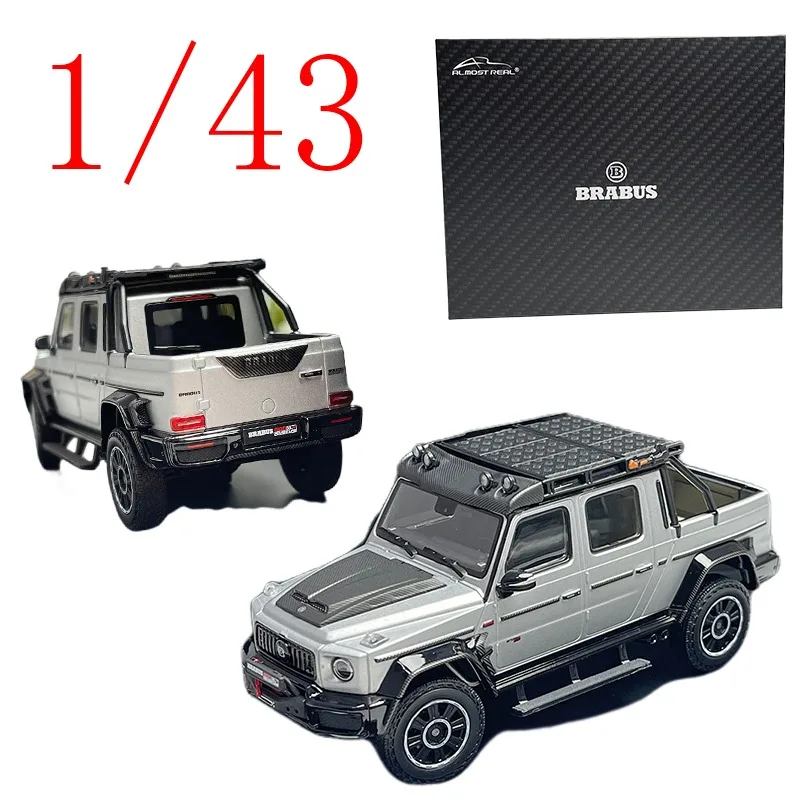 

AR Diecast 1/43 Scale Brabus Alloy Model Cars Brabus G800 XLP Pickup Truck Silver Play Vehicles Toys for Boys Gift Original Box