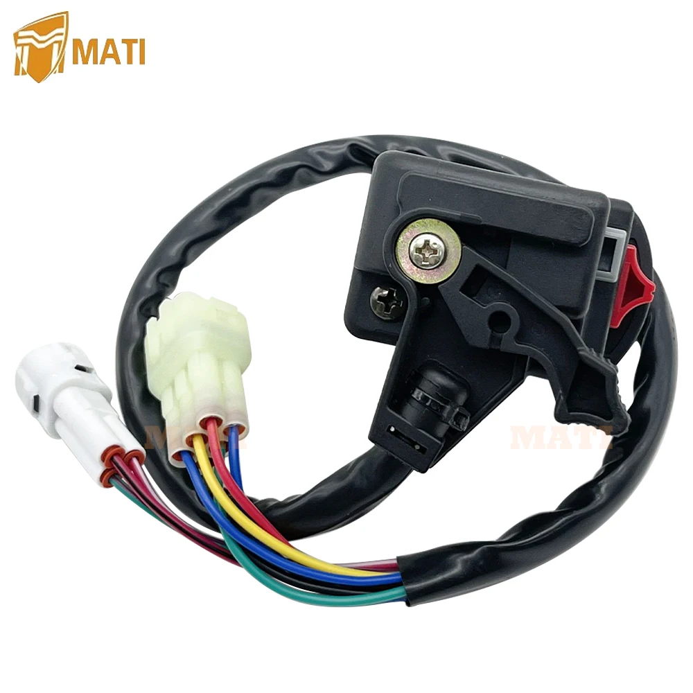 Left Handlebar Switch Start Stop Headlight Override for Yamaha Big Bear Kodiak Grizzly YFM 350 400 450 660 5KM-83972-00-00