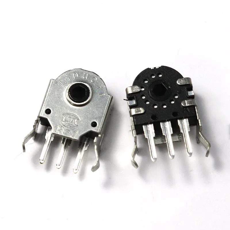 10Pcs Mouse Encoder 5MM 7MM 9MM 11MM 13MM Wheel Decoder Mouse Navigation Switch Roller Encoder Connector Repair Parts H-5mm