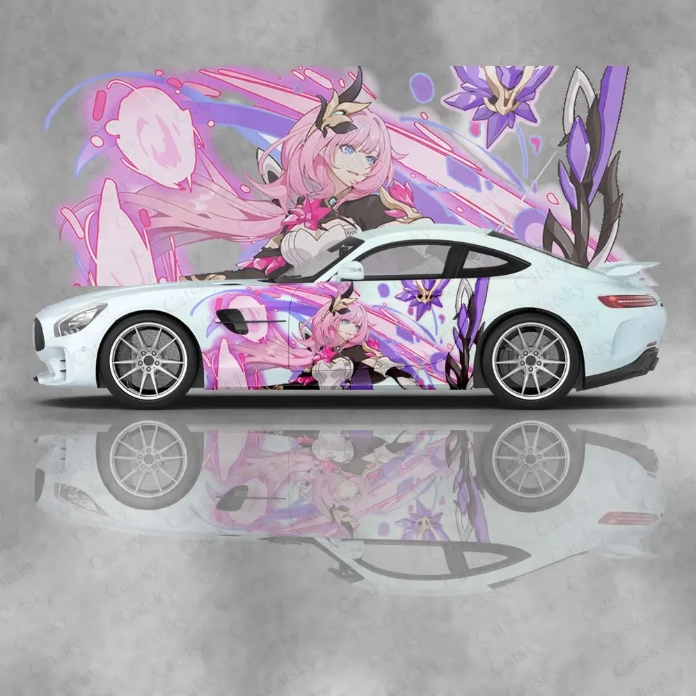 

Elysia | Honkai Impact Anime Car Body Sticker Anime Itasha Vinyl Car Side Decal Sticker Car Decor Sticker Cars Protective Film