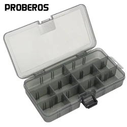 PRO BEROS 5/10 Compartments Fishing Tackle Boxes Fishing Lure Box Organizer Fishing Bait Tackle Storage Case Pesca Tools Set