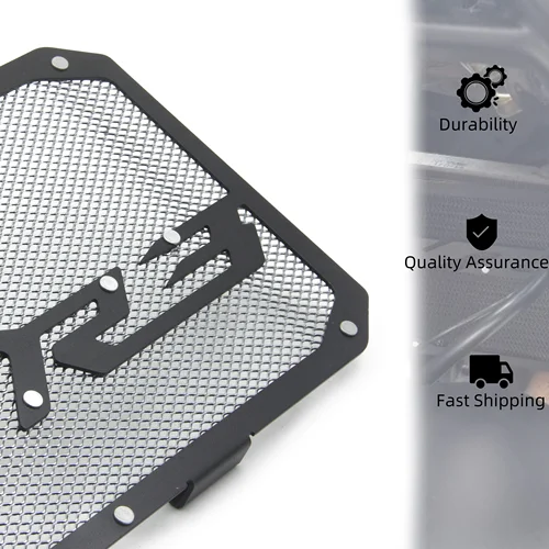 Imagen 2 del producto YZFR3 motocicleta radiador de aluminio cubierta de parrilla Protector de tanque de refrigerante blindaje para Yamaha YZF R3 YZF-R3 2014-2021