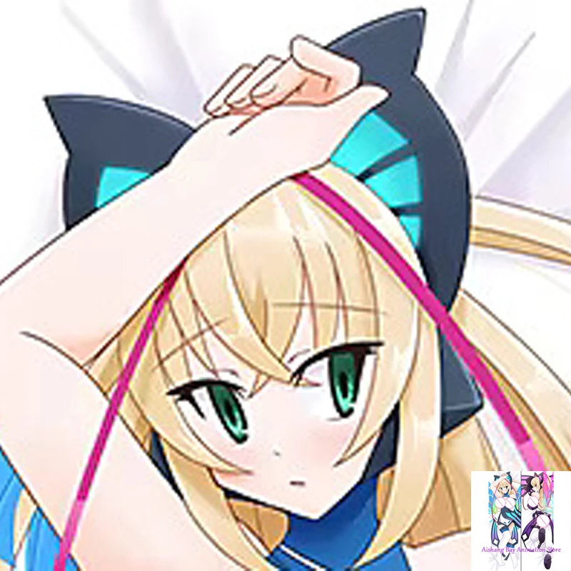 

Наволочка Dakimakura Azure Striker Gunvolt двухсторонняя полиэстер велюр