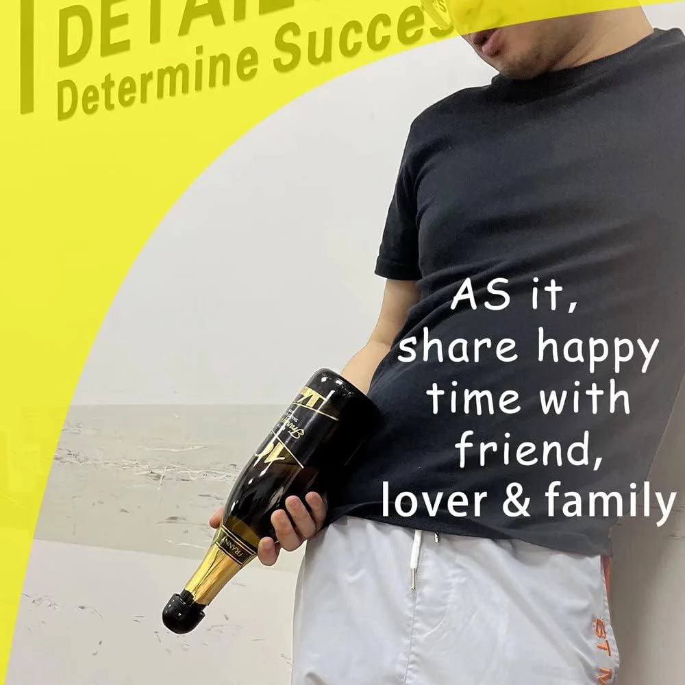 Wine Bottle Stopper Champagne Wine Stopper With Silicone Reusable Wine Sealer Wine Toppers Stopper Leak Proof Keeps Wine Fresh - Image 4