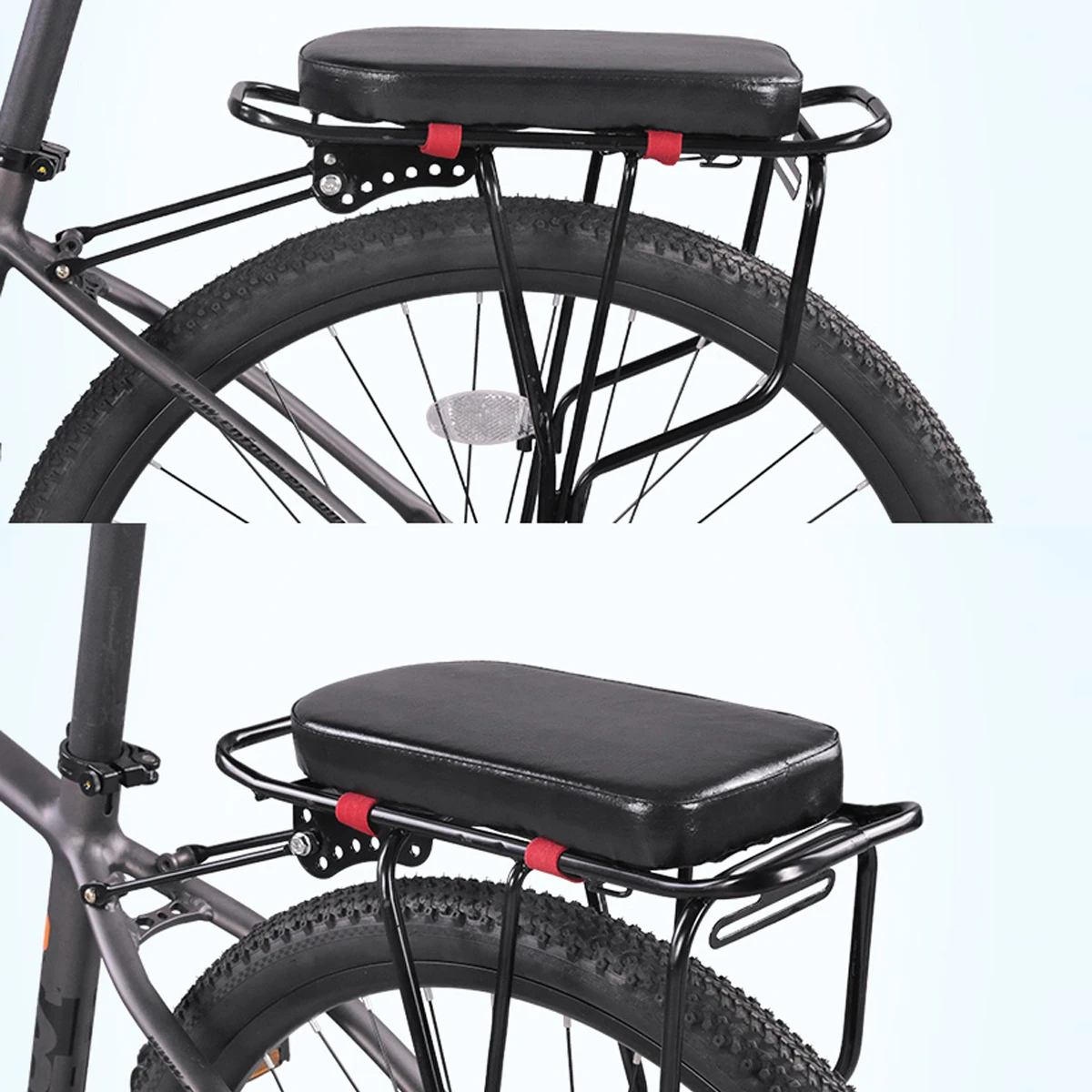 

Bicycle Seat Cushion Bike Rear Rack Passenger Saddle Filling Mat Accessories Pad