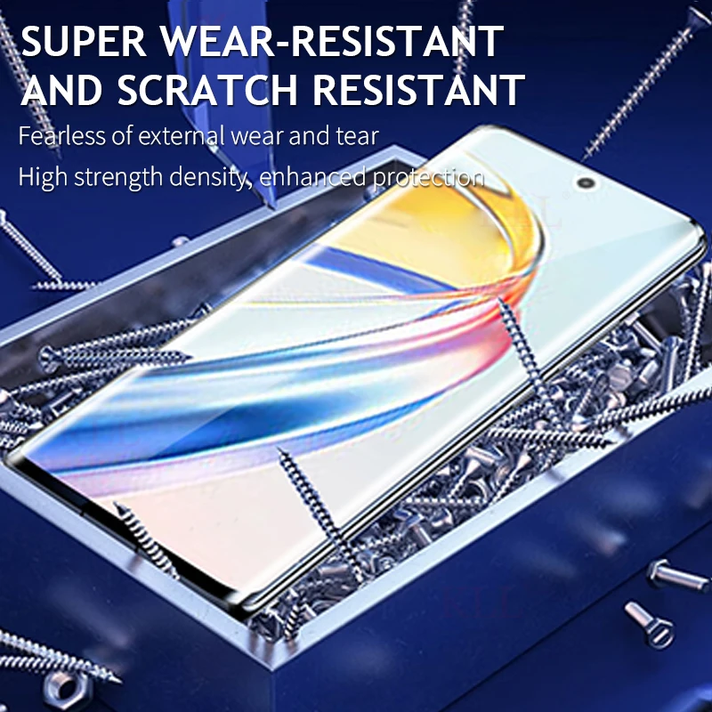 2-4pcs explosion-proof 3D Curved Clear Screen Protector For Honor X9B X50 GT 8060 70 Pro Plus  Magic 6 lite Ceramic Soft Film