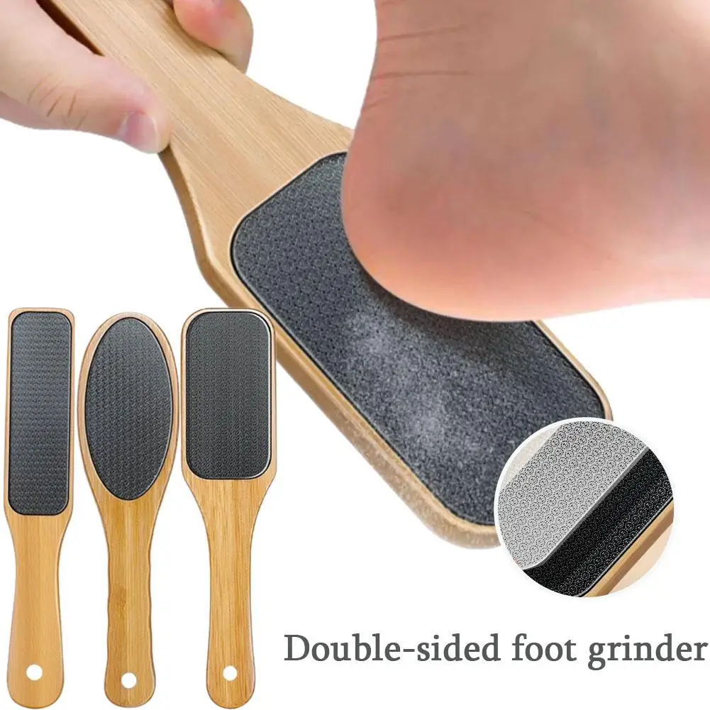 Outil de soin des pieds Double face, dissolvant de peau morte, callosités, cuticules, outils de nettoyage, broyeur professionnel, semelles de pieds He C9W0