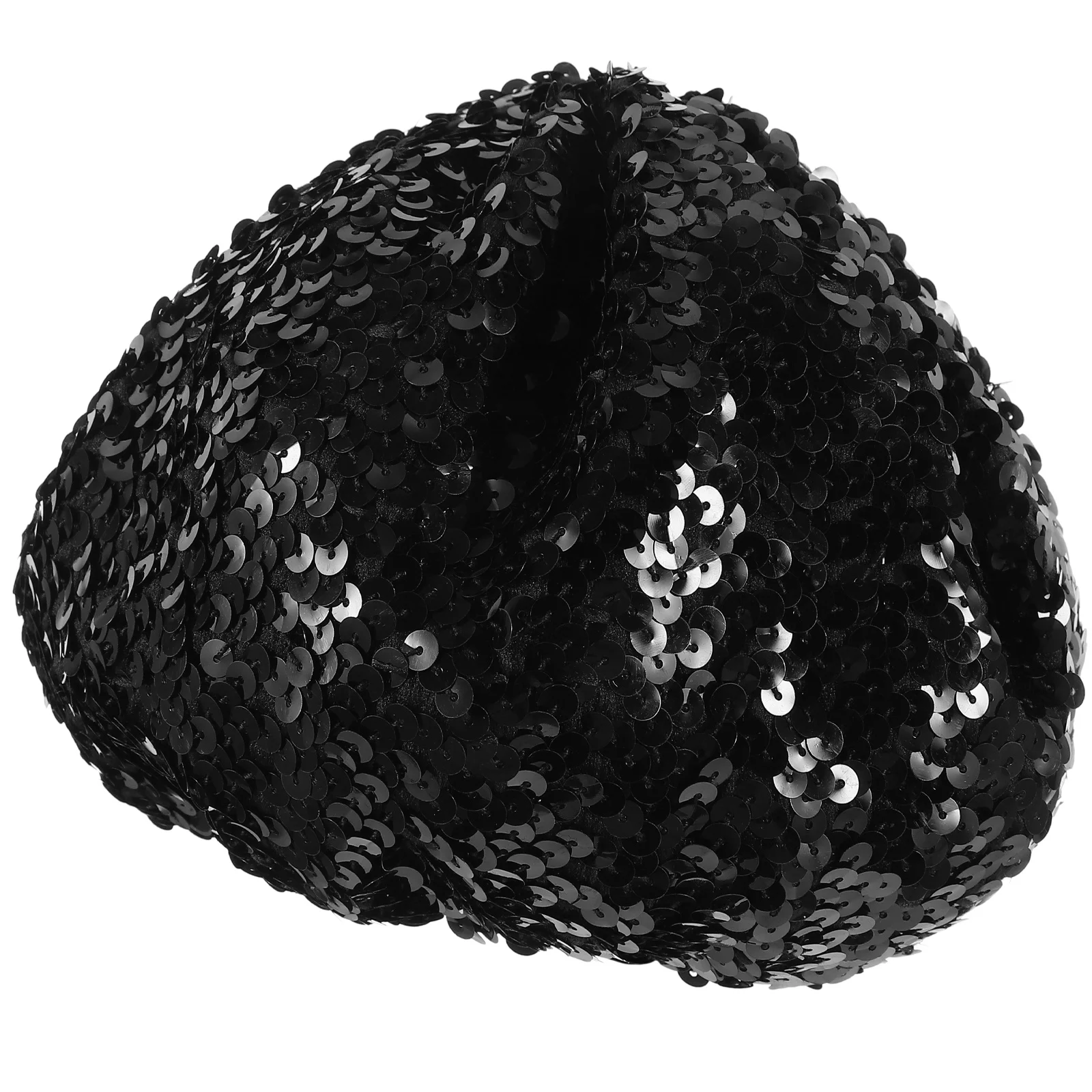 

Women'S Sparkle Sequin Beret Hat Fashion Lightweight Pvc Polyester Dance Party Costume Accessory Shiny Berets Cap For