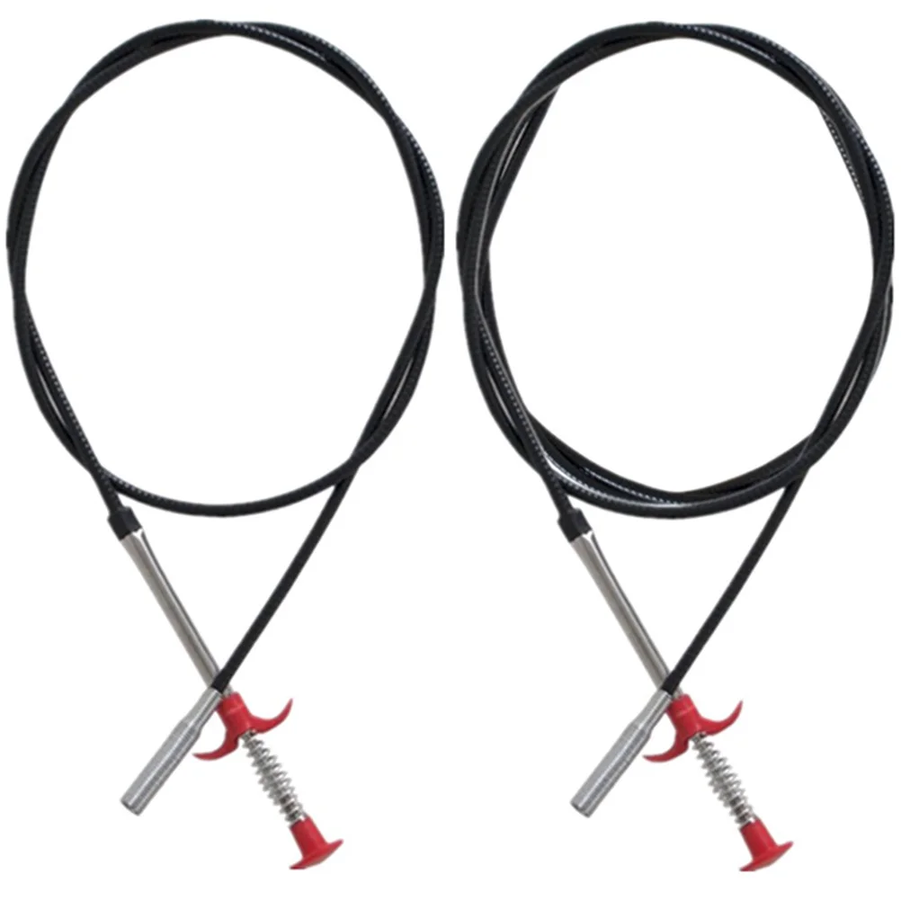 2 pezzi flessibile grabber strumento drenaggio intasamento rimozione scarico dei capelli strumenti per pulire tubo flessibile clip per lavandino della doccia dragaggio pulizia della casa