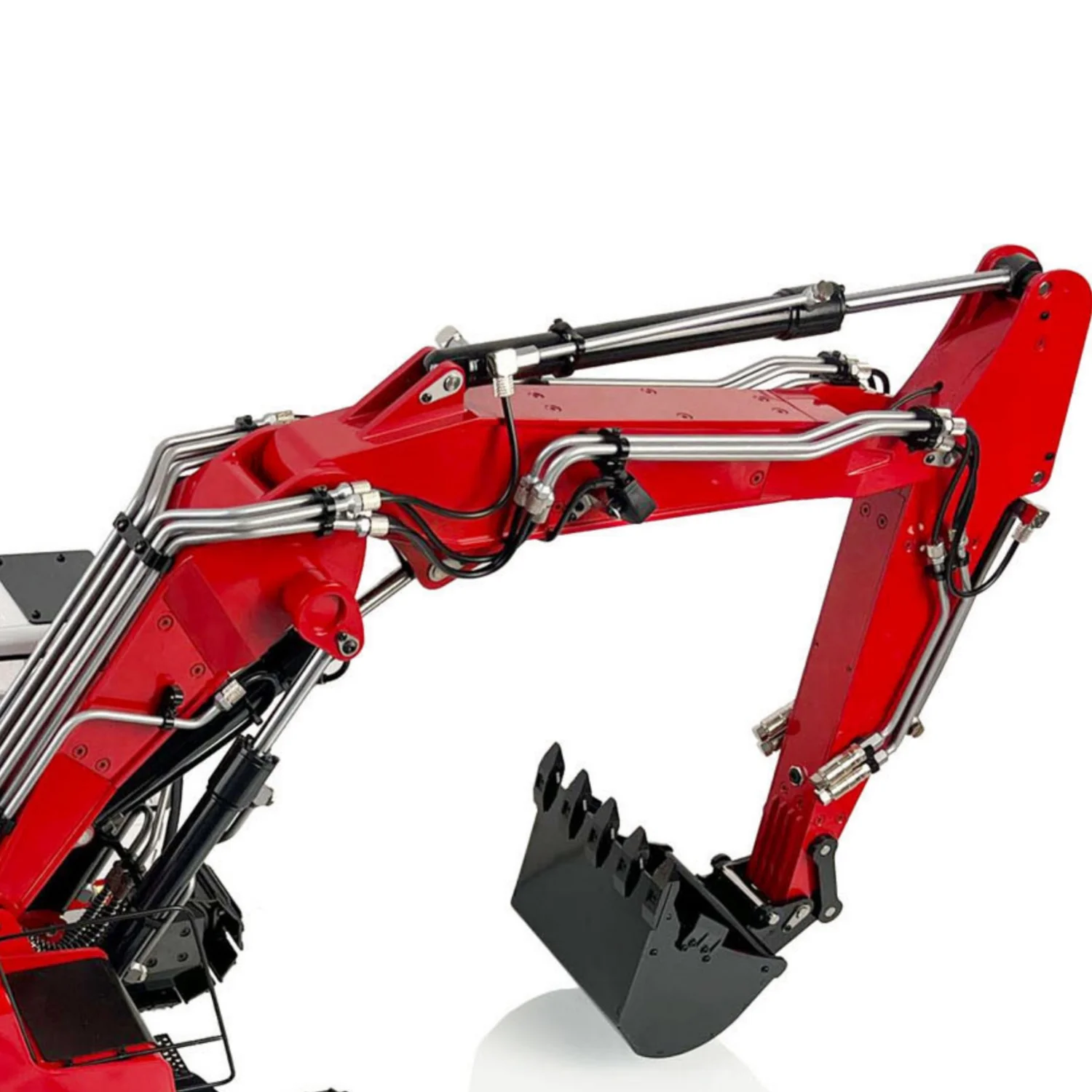 Zabawki Koparka Hydrauliczna RC 1/14 946 3-Ramienna Gąsienicowa Koparka Zdalnie Sterowana Malowany Model Maszyny z Chwytakiem dla Chłopców