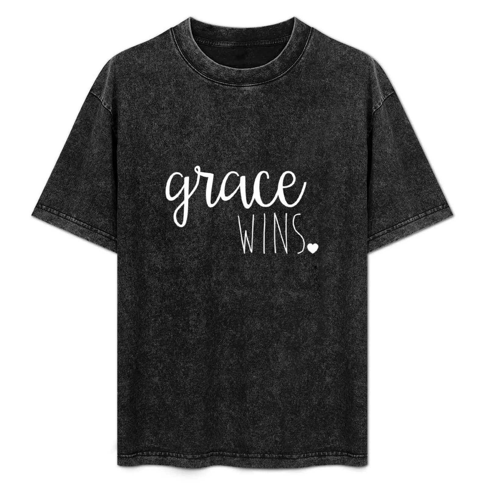 

Grace Wins T-Shirt t shirts designer man tshirt black cotton t-shirt plain for man package t shirts for man pack white T-Shirt