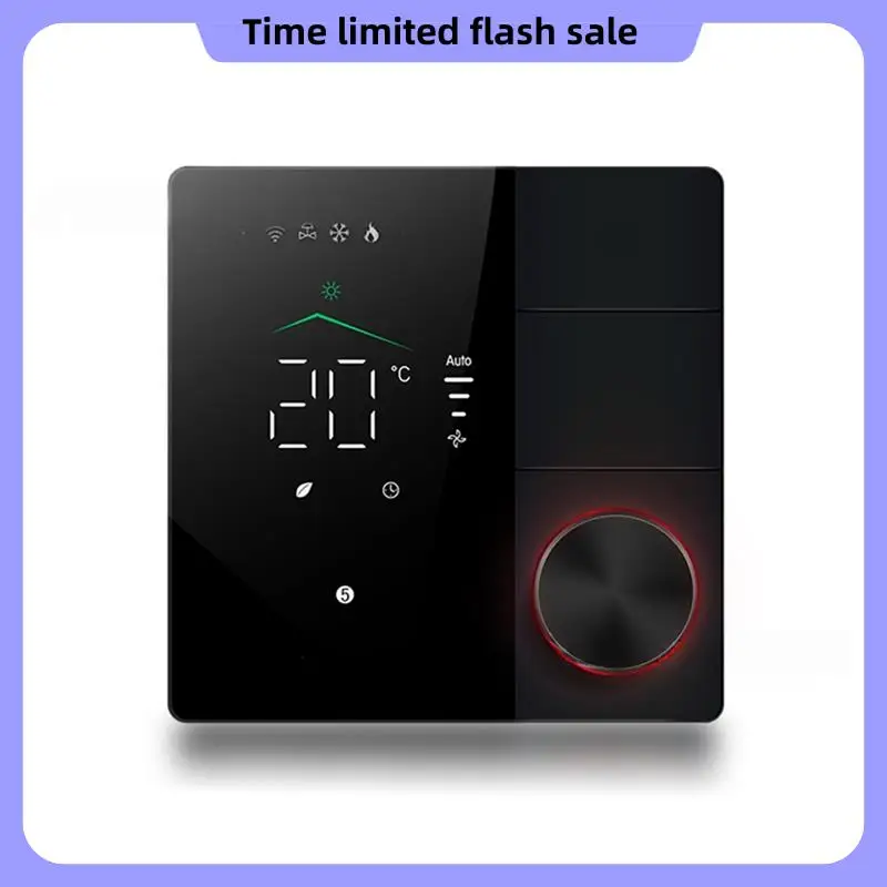 

A40T Tuya умные термостаты для кондиционера с пультом дистанционного управления WIFI умная ручка термостат светодиодный переключатель контроля температуры B