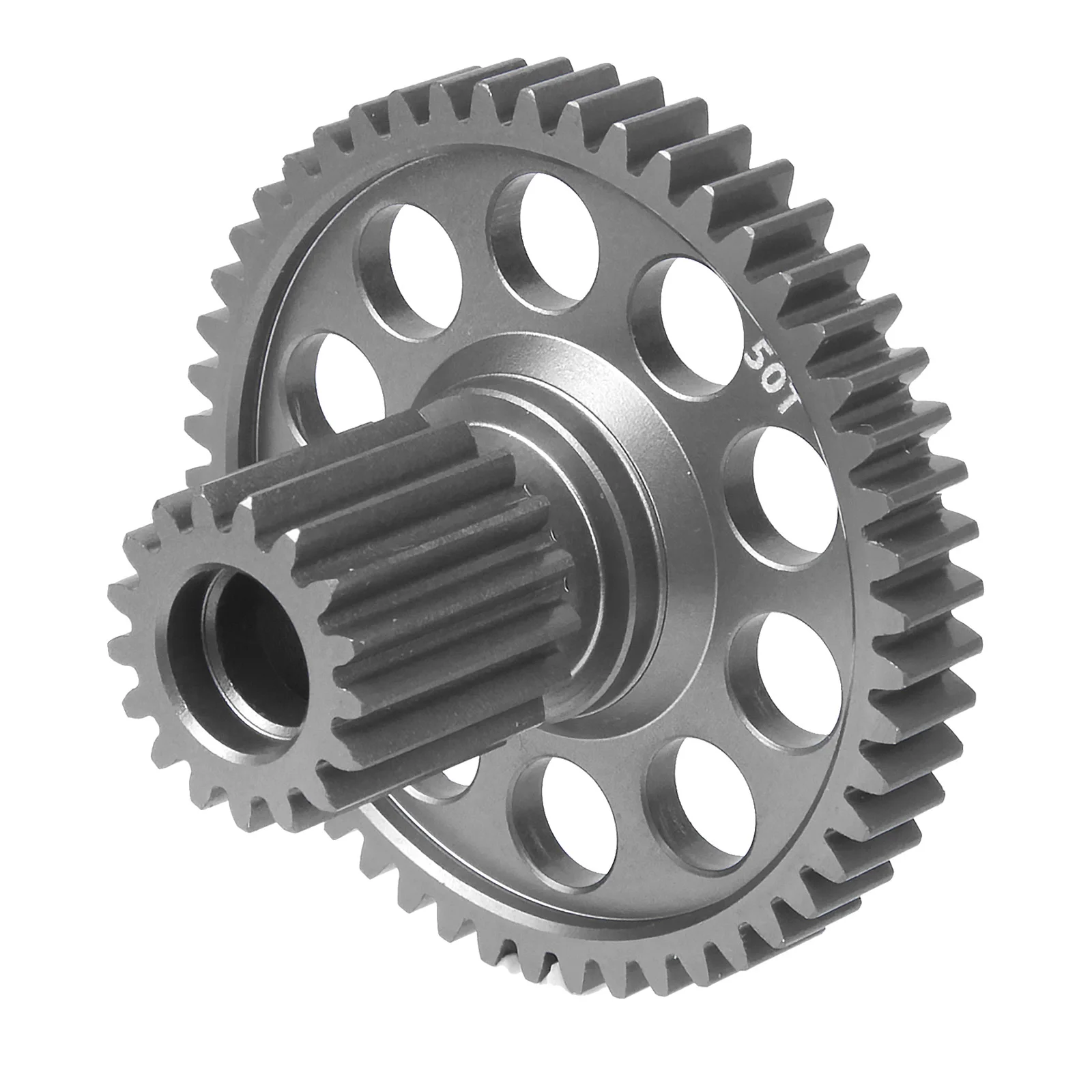 17T/50T Aluminum Counter Gear for  1/12 Tamiya CW-01 Lunch Box Grasshopper Hornet Upgrades Replacement Parts