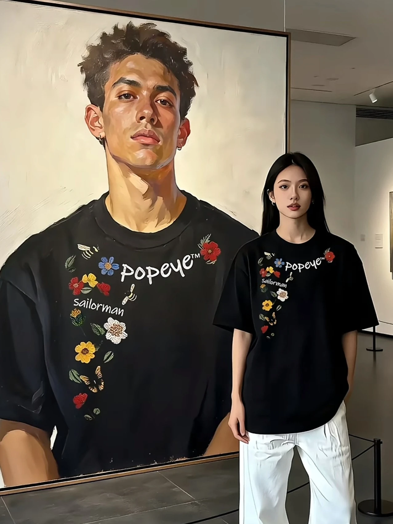 American-style High-end Pure Cotton Printed Boyfriend-style Casual Loose-fitting Short-sleeved T-shirt for Men, 2026 New Design
