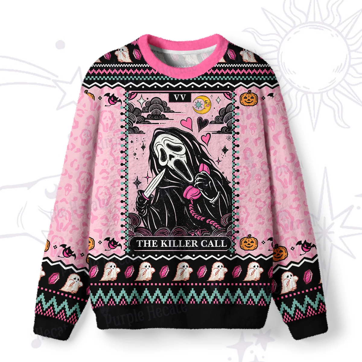 Y2K Women's Autumn and Winter Season Top, Home Casual Hoodie, Death's Call Printed Loose Long Sleeved Hoodie S-XXXL Size