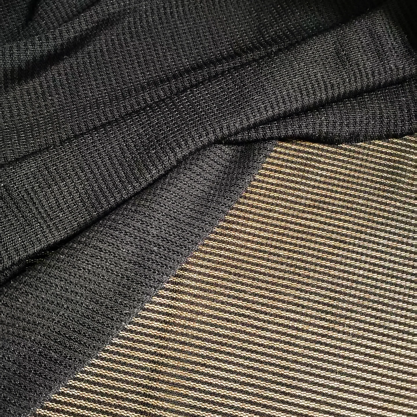 Französischer gestreifter Mesh-Stretchstoff für Damen, weicher Nylon-Stoff, elastisch, durchsichtige Lingerie, sexy transparenter Jumpsuit, modischer Bodysuit. – Detail 3