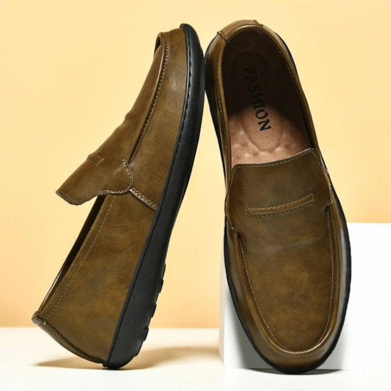 

Suede Leather Men Loafers Designer Luxury Casual Shoes Men Boat Shoes Handmade Men Slipon Driving Shoes Male Moccasins Zapatos