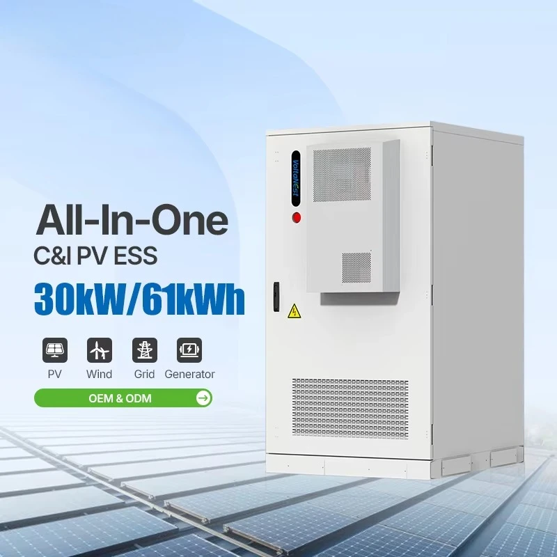 Custom Hybrid 30kW-61kWh 100-200KWH Solar BESS All in One Battery Energy Storage System for Commercial & Industrial