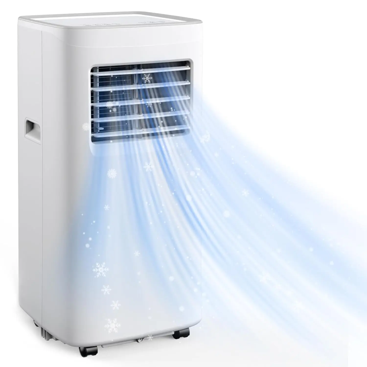 

Портативные кондиционеры, 8500 BTU, охлаждение до 360 кв. футов, 3-в-1 с пультом ДУ, режим сна, комплект для окон, белый, индивидуальная комплектация