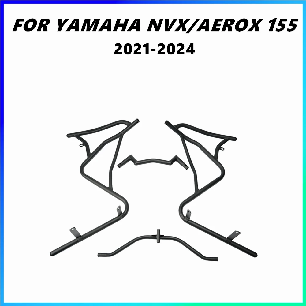 

For Yamaha NVX AEROX 155 motorcycle carbon steel bumper modified accessories body anti fall safety bumper anti-collision bumper