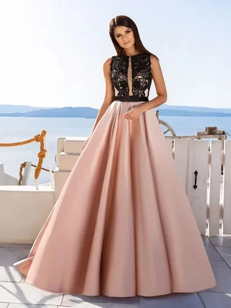 Simple A Line Plus Size Jewel Neck Bow Wedding Guest Evening Cocktail Prom Dresses for Bride Special Occasion 2023