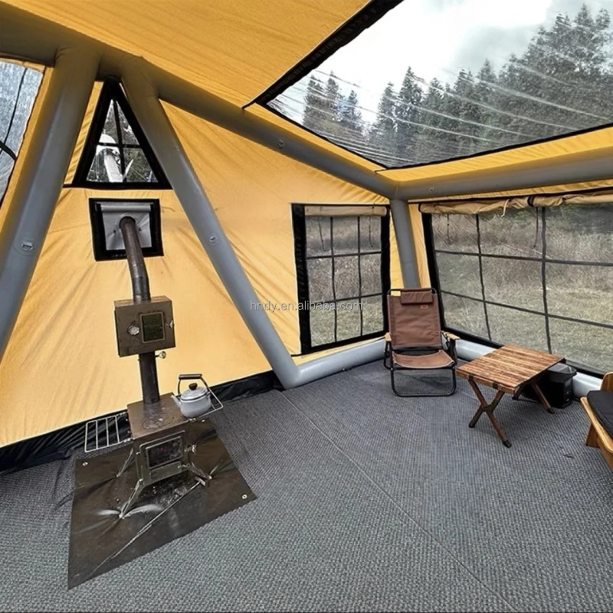 

ST Air Inflatable PVC Fabric Winter Tent Guangzhou Outdoor Tent for Camping