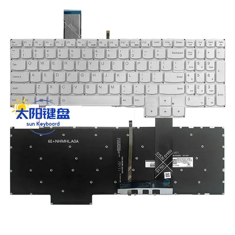 New Keyboard for Gaming for 3-15IMH05 15ARH05 15ACH GY530 GY550 GY570