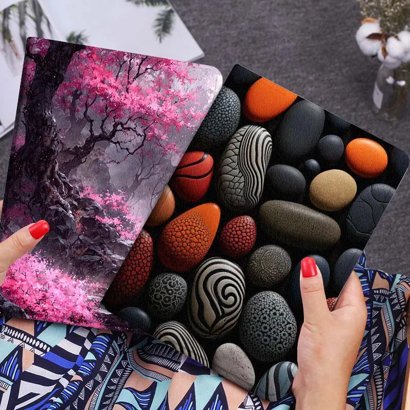 

Чехол для планшета с узором из цветной гальки, подарочный, для Lenovo Xiaoxin Legion Pad Tab Pro GT Y700 Gen4 2 11 P11 M10 K10 3rd Plus Gen