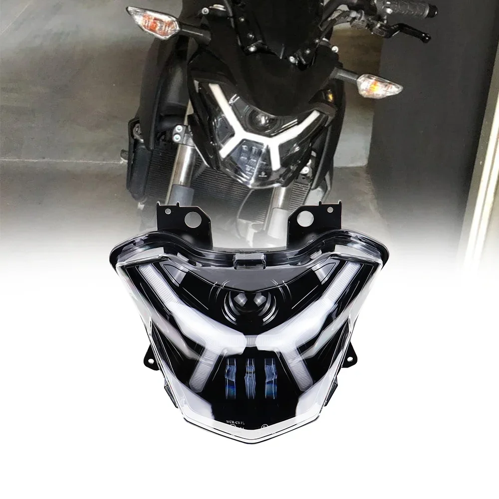 High qualityLED Headlights Projector Front High Low Beam DRL for Versys-X 300 Z650 ER650 KLE300 2017-2021