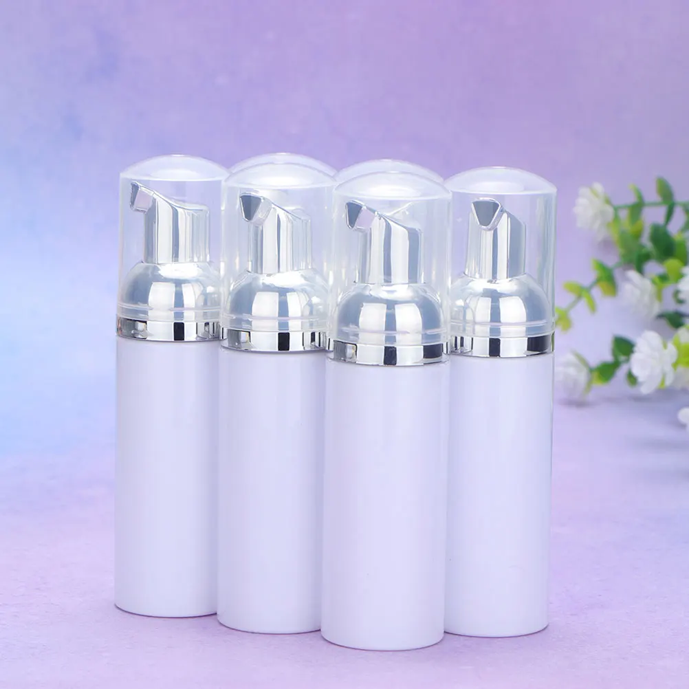 

5pcs Foam Bottle Travel Foaming Pump Dispenser Shampoo Conditioner Bottles Empty Makeup Pump Compact Lightweight Refillable Soap