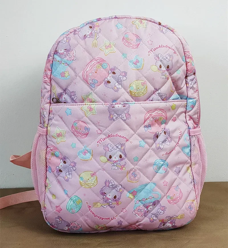 Imagem -02 - Cartoon Anime Mochila para Crianças Mochila Escolar para Meninas Mochila Bagpack Bonito Mewdedreamy Gato Kawaii