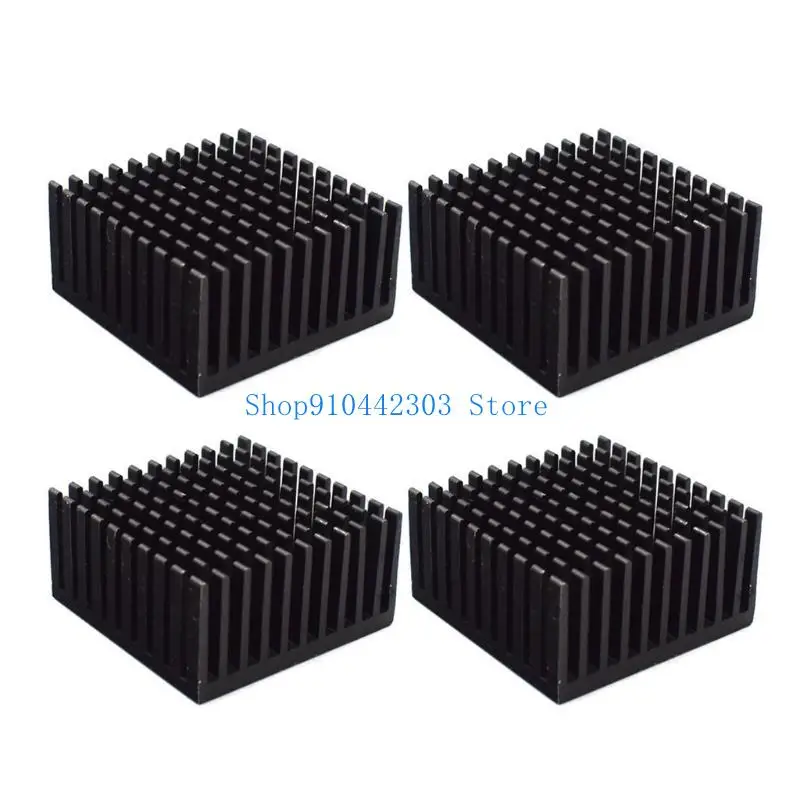 

L4MD 4 Pieces 40x40x20mm Aluminum Heatsink Cooling Fin Radiator Heat Sinks for Cooling GPU IC Chips VRAM VGA CPU Cooler